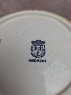 Grand pot cache-pot Saint-amand terre de fer modèle Anémone ancien
