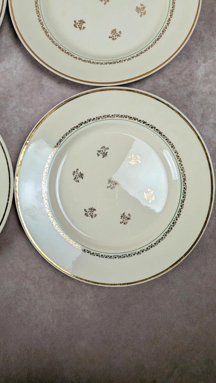Lot de 6 assiettes plates Gien