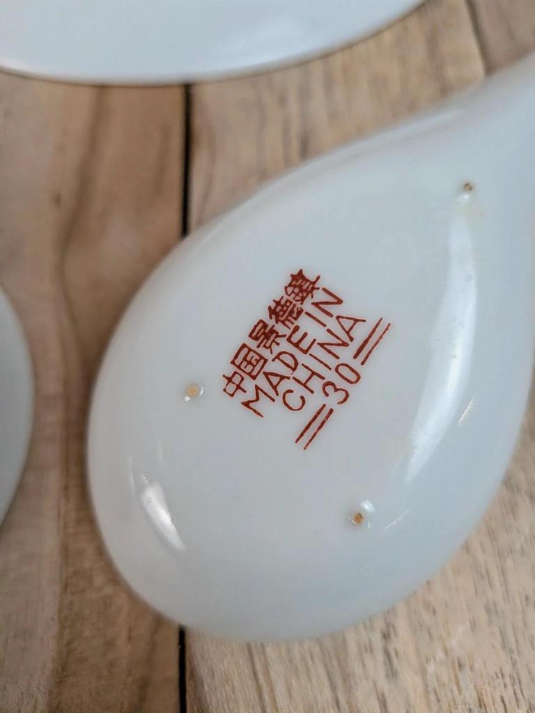 Service chinois vintage pour 2 personnes – porcelaine Mun Shou