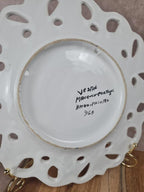 Ensemble ajouré vintage Vestal Portugal – 3 assiettes + saladier