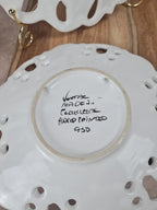 Ensemble ajouré vintage Vestal Portugal – 3 assiettes + saladier