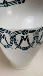 Ensemble de toilette ancien Saint - amand – décor Art Nouveau
