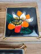 Ensemble vintage, dessous de plat + 4 dessous de bouteille, Villeroy & Boch & La Ferté - gaucher