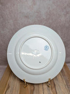 Plat rond Terre de Fer St Amand modèle Andrinople