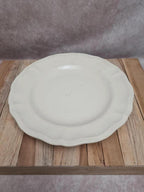 Assiette sur pied / compotier Sarreguemines ancien terre de fer 24,5 cm 🤍