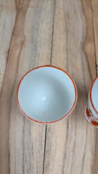 Lot de 2 coquetiers japonais vintage –