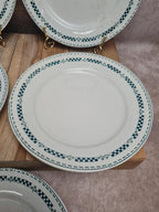 Lot de 5 assiettes terre de fer Gien modèle Sophia 💚