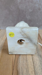 Lampe vintage en albâtre
