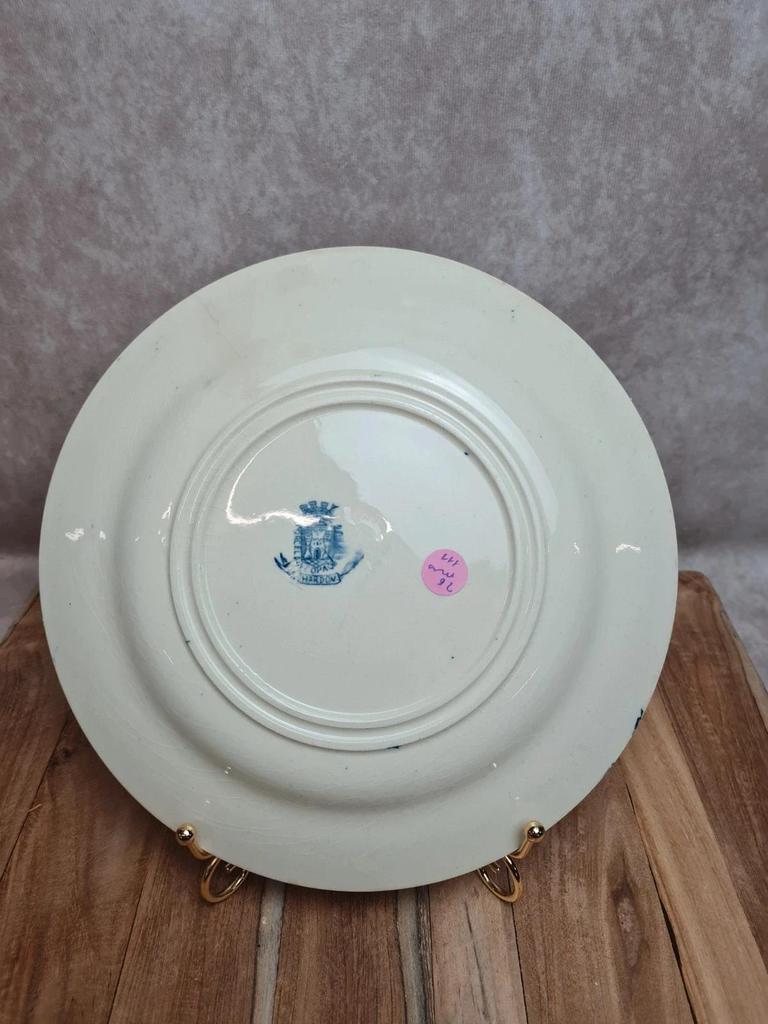 Assiette ancienne Gien modèle Chardon Terre de Fer 💙🌿
