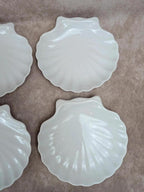Lot de 8 assiettes coquille Saint-jacques
