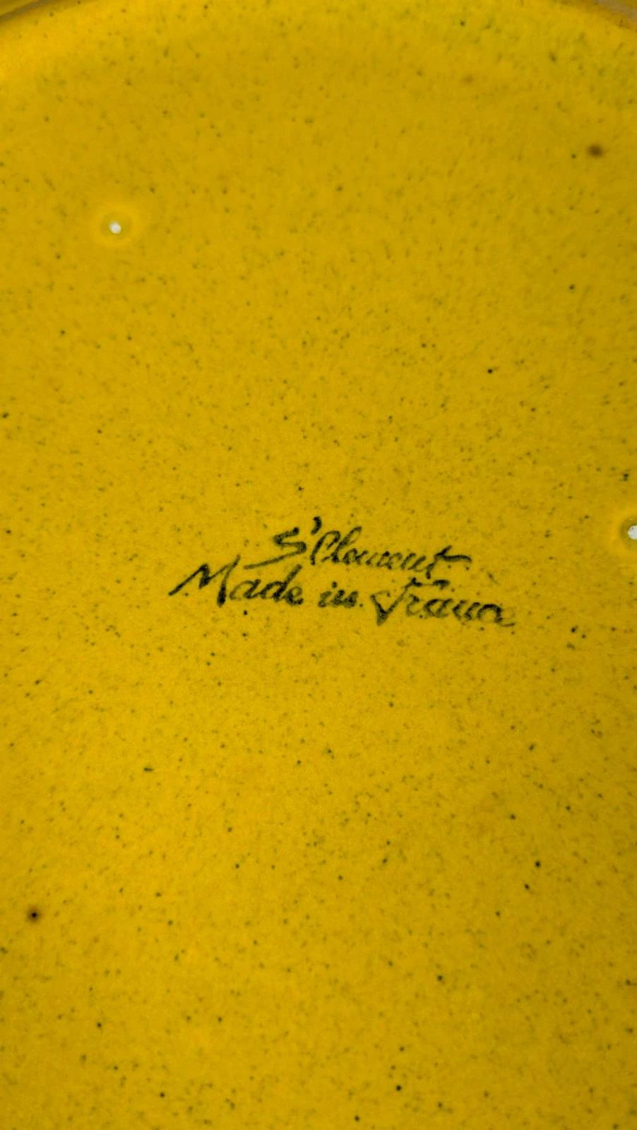 Lot de 8 assiettes plates Saint-clément vintage