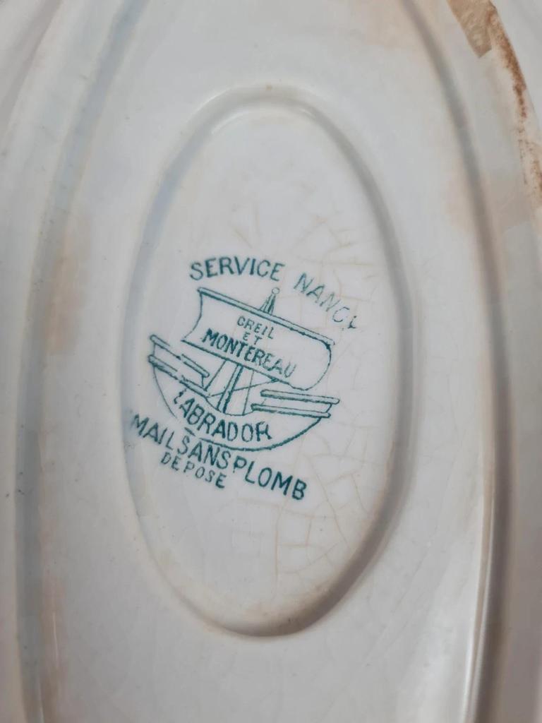 Saucière ancienne Creil & Montereau – Service Nancy