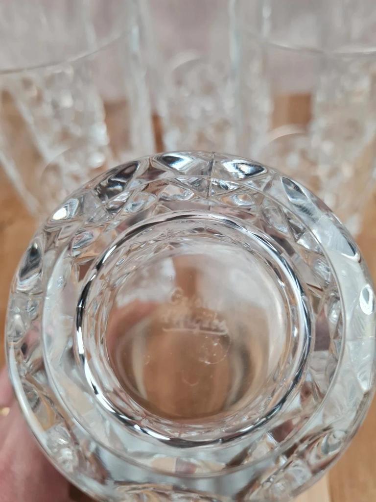 Lot de 6 verres Cristal d’arques – modèle Sully – hauteur 14 cm 🌿