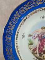 Assiette décorative ancienne – Porcelaine de Limoges Singer, Paris