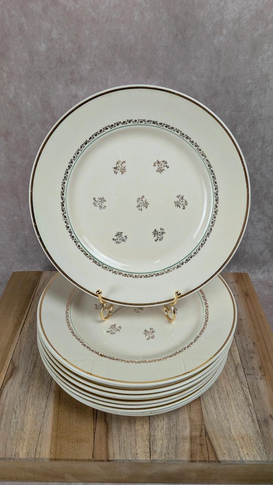 Lot de 12 assiettes plates Gien
