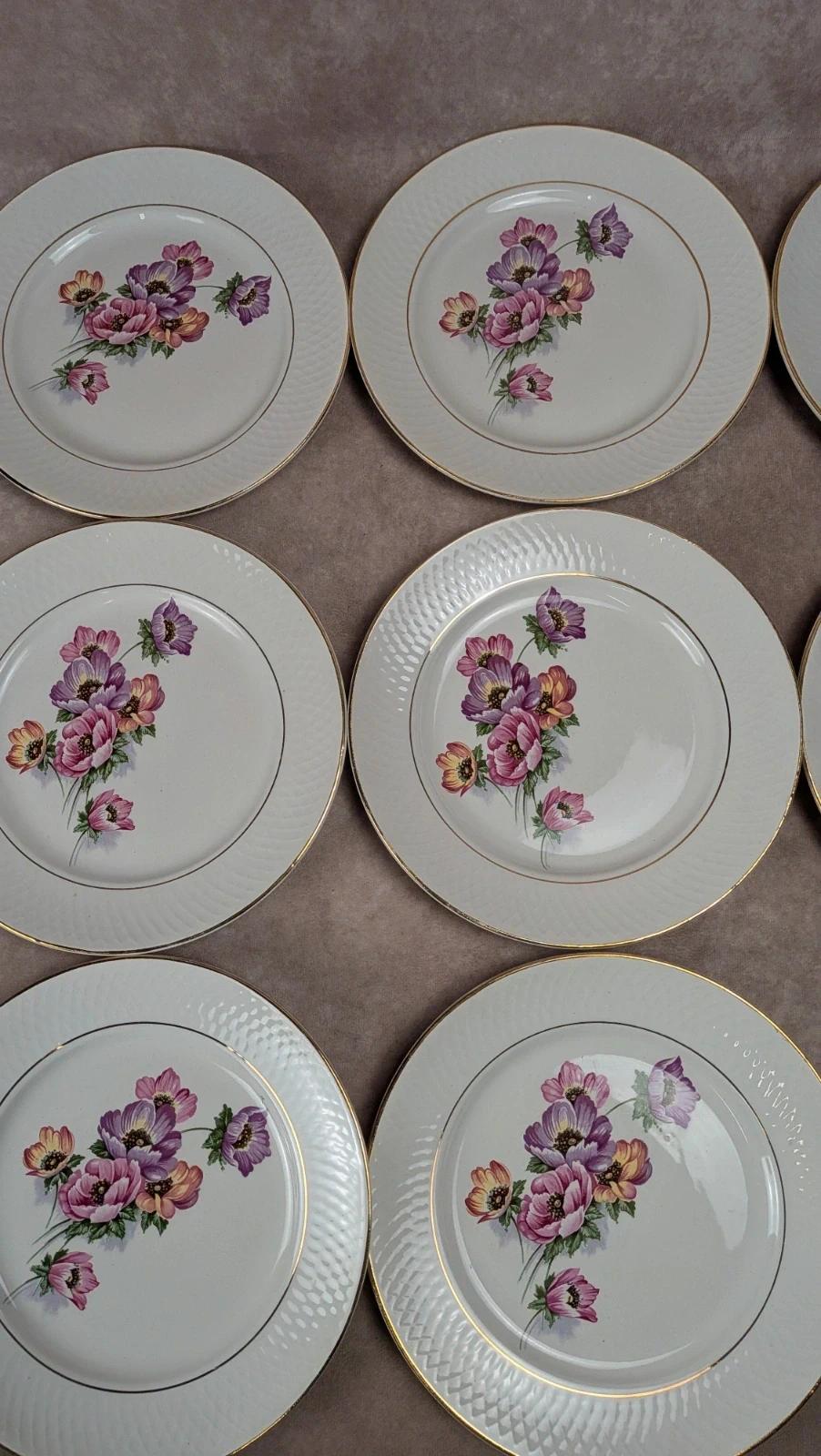 Lot de 16 assiettes plates Trieste – Moulin des Loups