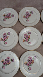 Lot de 16 assiettes plates Trieste – Moulin des Loups