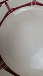 Lot de 2 plats anciens Badonviller – Modèle Louise