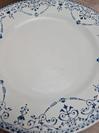 Lot de 6 assiettes Terre de Fer Hb & Cie – Service Balzac bleu 💙
