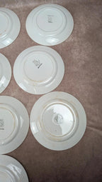 Lot de 14 assiettes plates Saint-amand modèle Marcel