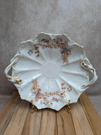 Plat ancien en porcelaine J.p.l France