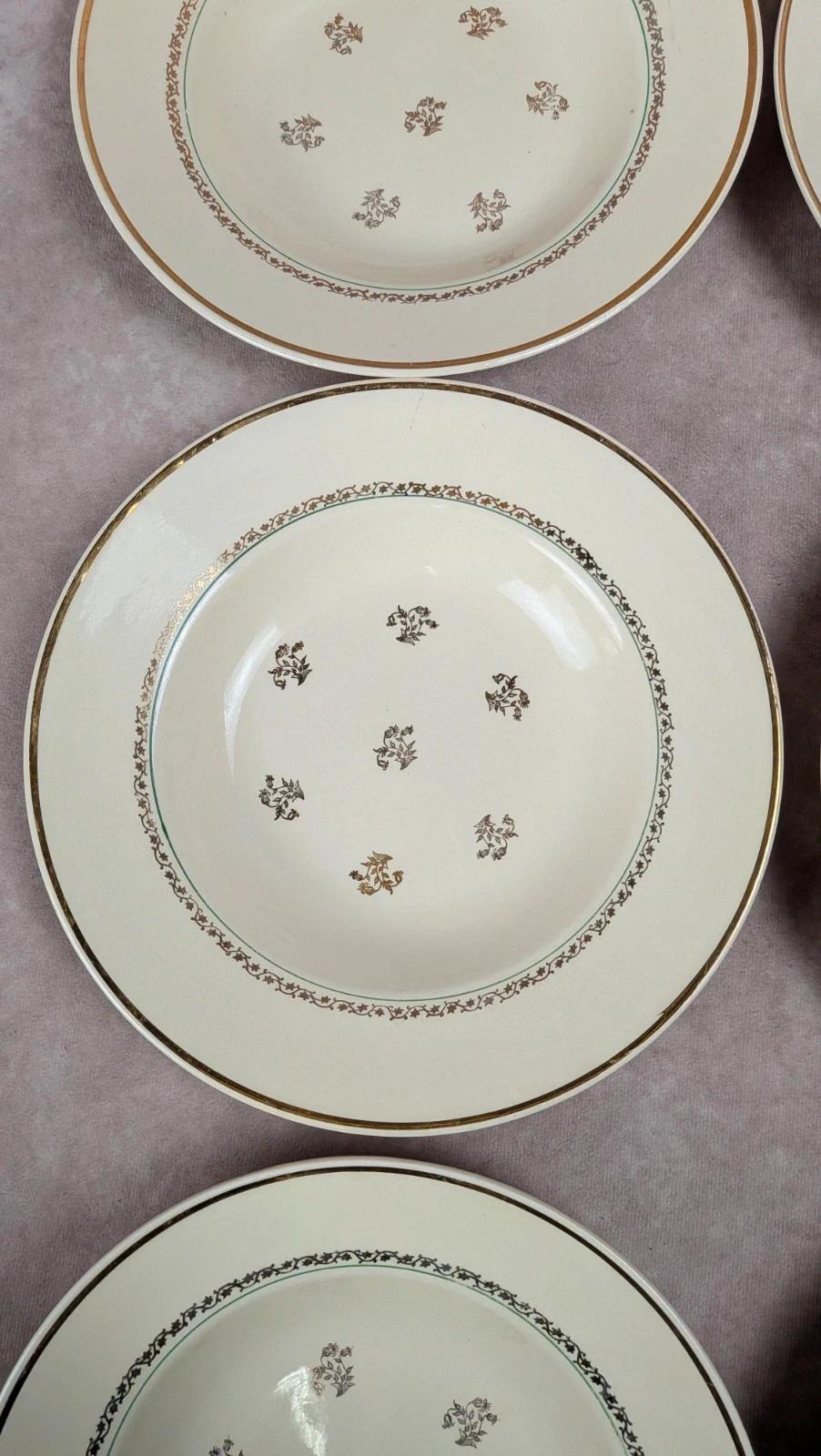 Lot de 6 assiettes creuses Gien