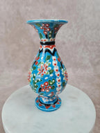 🌸 Vase en céramique artisanale peint à la main, style oriental 🌸