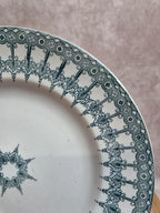 Assiette en terre de fer Saint-amand modèle Persan
