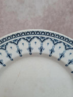 Assiette terre de fer Gien modèle Ispahan décor oriental ancien 💙