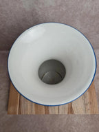 Vase vintage Delfia bleu et blanc – Grand modèle floral – Esprit Delft / hollandais 💙