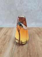 🌿 Petit vase cigale signé Jérôme Massier – Vallauris vintage