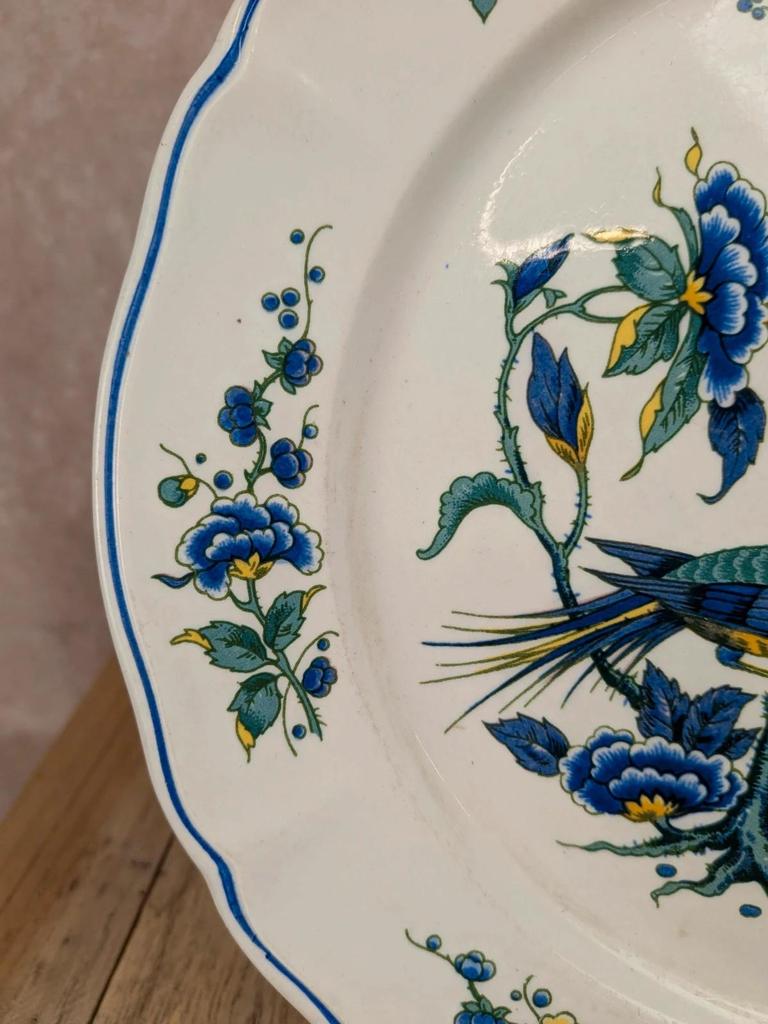 Assiette plate Villeroy & Boch Phoenix blau – oiseaux