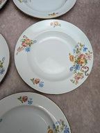 Lot de 8 assiettes creuses anciennes Faïencerie d’onnaing