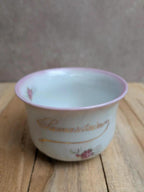Tasse et soucoupe anciennes en porcelaine de Saxe – La Samaritaine