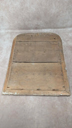 Miroir ancien style Louis-philippe doré patiné