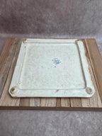 Dessous de plat ancien Creil et Montereau modèle Henry Ii – Terre de fer bleue