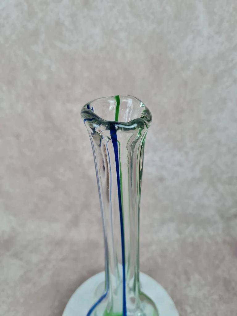 Vase vintage en verre soufflé de Murano 🇮🇹 attribué à Archimede Seguso
