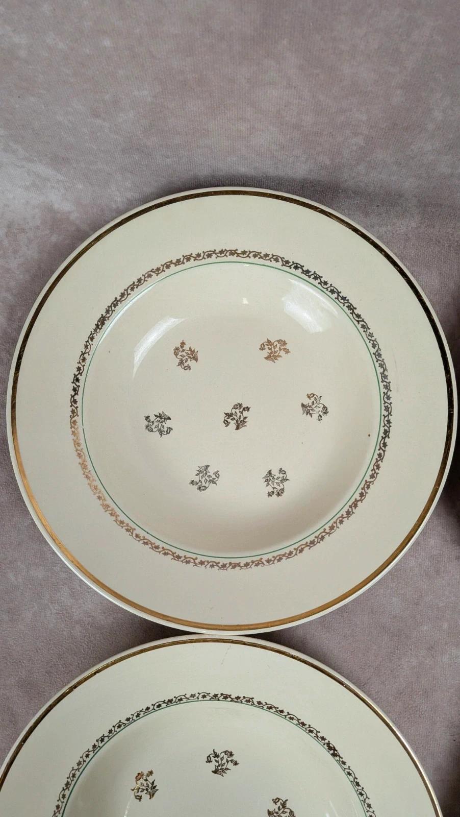 Lot de 6 assiettes creuses Gien