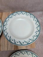 Lot de 4 assiettes creuses Terre de Fer Montigny Gien