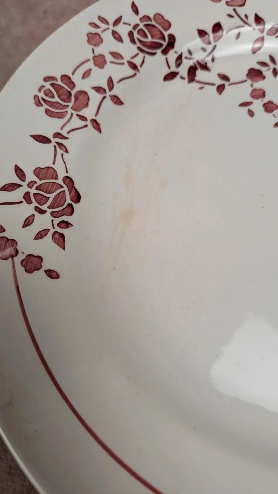Lot de 6 assiettes plates Saint-amand modèle Marcel