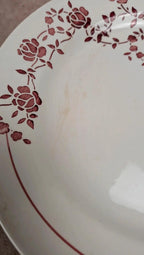 Lot de 6 assiettes plates Saint-amand modèle Marcel