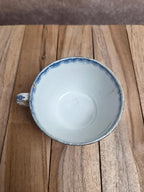 Tasse ancienne K&g Lunéville – Modèle Nanceen – Faïence bleue – Rare
