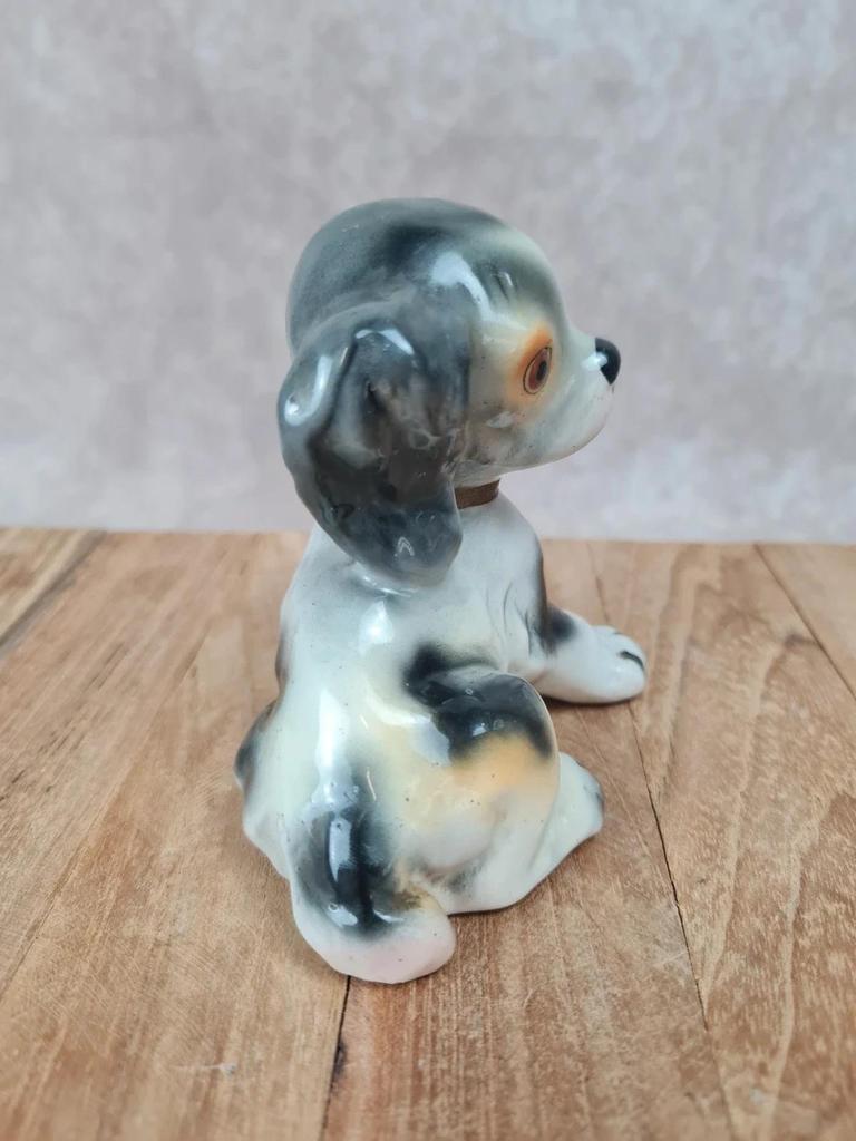Figurine chien Cocker 🐶 porcelaine italienne vintage