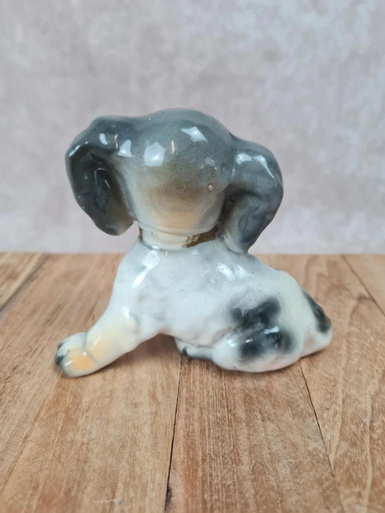 Figurine chien Cocker 🐶 porcelaine italienne vintage