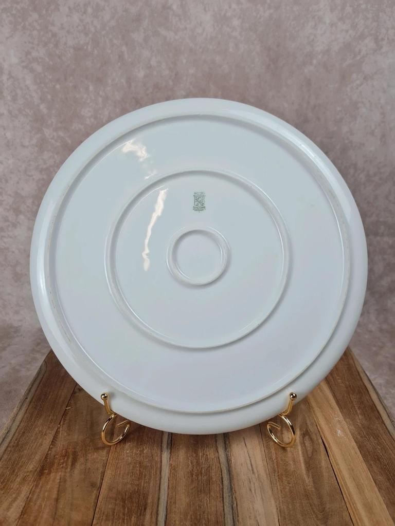 Grand plat à gâteau en porcelaine fine Schumann Germany 🇩🇪