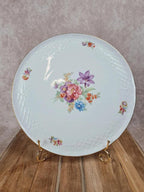 Grand plat à gâteau en porcelaine fine Schumann Germany 🇩🇪