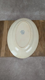 Grand plat ancien Hte Boulenger Choisy - le - roi – modèle Parmentier