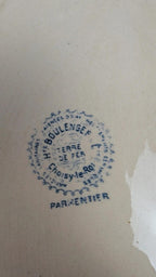 Grand plat ancien Hte Boulenger Choisy - le - roi – modèle Parmentier