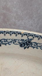 Grand plat ancien Hte Boulenger Choisy - le - roi – modèle Parmentier