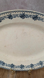 Grand plat ancien Hte Boulenger Choisy - le - roi – modèle Parmentier